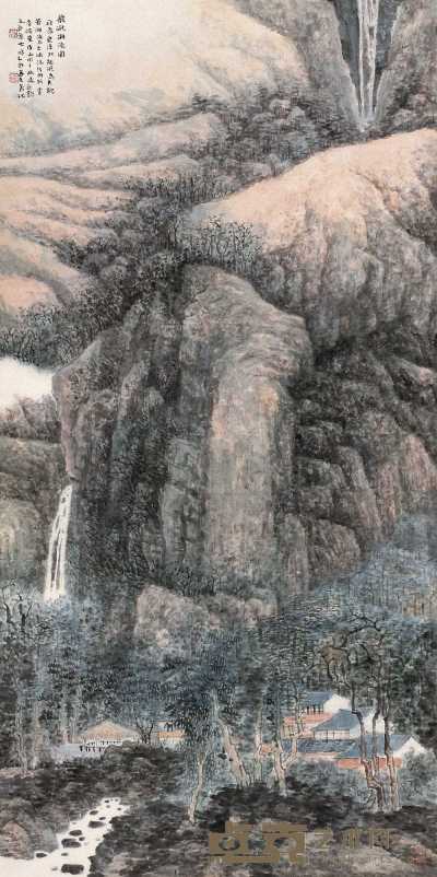 朱文义 2005年作 陇丘溯源图 镜心 136×67cm